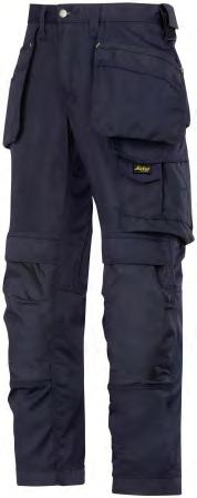 Avansert passform med Twisted Leg design og ekstra stoff i skrittet for optimal bevegelsesfrihet Tøffe Cordura forsterkninger på knærne for ekstra holdbarhet Kneputelommer designet for KneeGuard