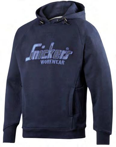 Størrelse: XS XXXL 9586 1604 3204 9504 2815 Hettegenser med Snickers Logo Kraftig hoodie i slitesterkt, men også mykt og behagelig materiale. Tommelfingergrep som holder mansjettene på plass.