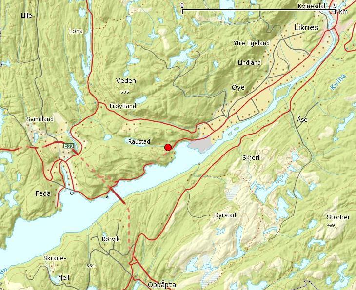 2. INNLEDNING I forbindelse med reguleringsplan for et næringsområde med veg fram til framtidige fjellhaller for deponi av røykslam fra Eramet (tidl.