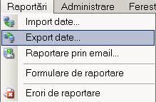 Figura 5.2-10 Mesaj de finalizare import Import offline fişier personalizat Procedura de import offline e similară celei descrise mai sus. Utilizatorul selectează Import Offline.