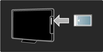 5.5 CA-modul for vanlig grensesnitt CAM Krypterte digitale TV-kanaler kan dekodes med en CA-modul (CAM Conditional Access Module).
