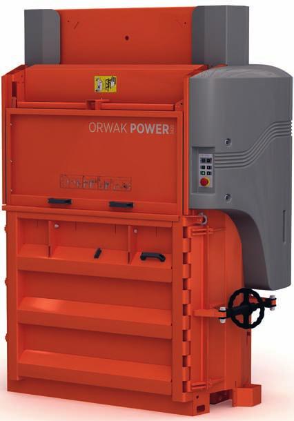 HYDRAULISKE PRESSER Orwak Power 3420 Hydraulisk ballpresse; sterkere - raskere - smartere Kompakt maskindesign; lav høyde, enkel transport Kompakte baller Høyere kapasitet og gjennomstrømning Kortere