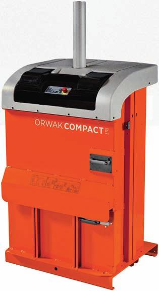 Orwak Compact 3115 Kompakt og fleksibel presse passer der du trenger den HYDRAULISKE PRESSER Kompakt maskindesign; lav høyde Justerbar ballstørrelse Tar minimalt med gulvplass Autostartfunksjon
