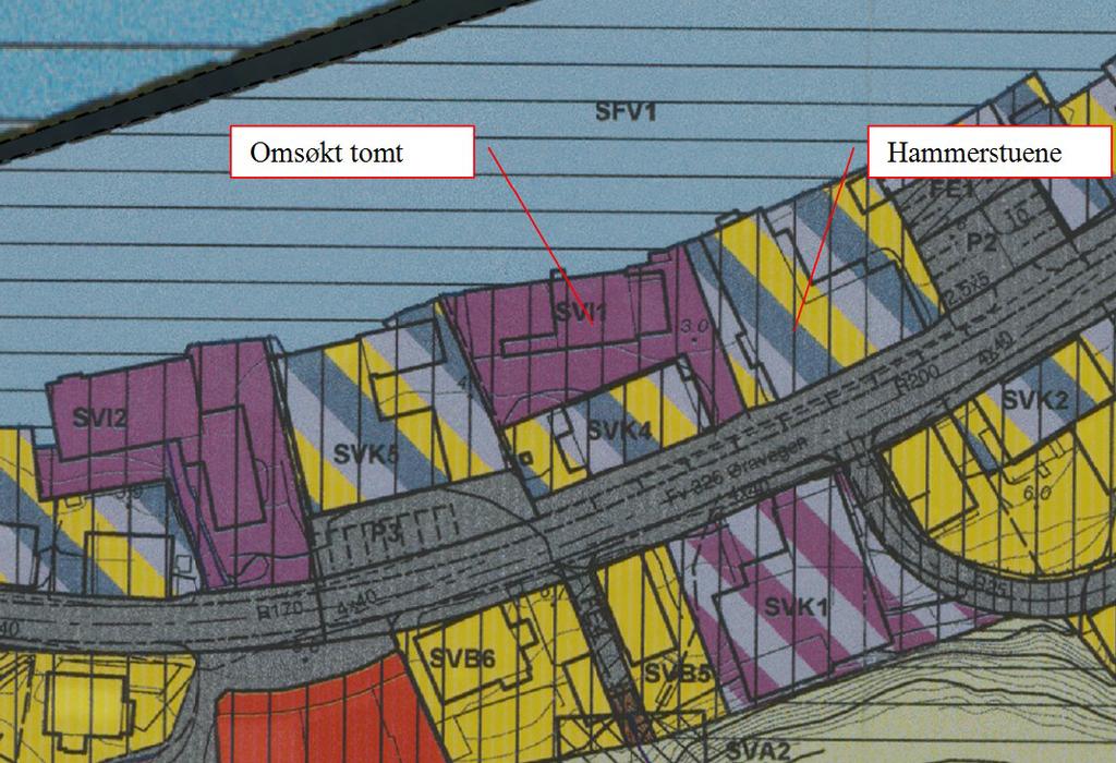 Surnadal kommune Reguleringsplan for Surnadalsøra - 50/4 - endring arealformål Gjeldande reguleringsplan for området.