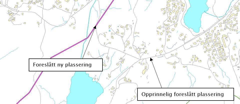Figur 2: Kart som viser ny plassering av bomstasjon på fv. 172 Grimseidveien Nytt takstsystem Det nye takstsystemet har miljødifferensierte takster.