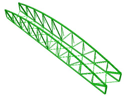 2 Modellering Broen er modellert i Abaqus CAE ut ifra arbeidstegninger fra 1900. Abaqus er et elementanalyseprogram utviklet av franske Dassault Systèmes. Tegningene finnes i vedlegg 3.