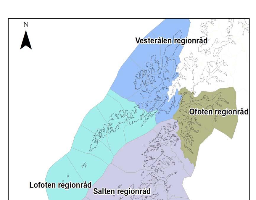 Regionrådsinndeling