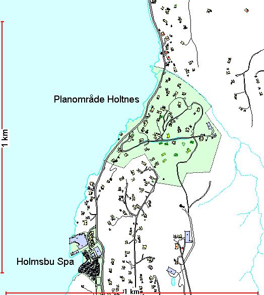 Kommunen fremmer forslag om endring av planbestemmelser til reguleringsplan for Holtes.
