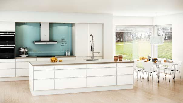 Horisont representerer det beste av ny, nordisk design på kjøkkenet, med rene linjer, slette