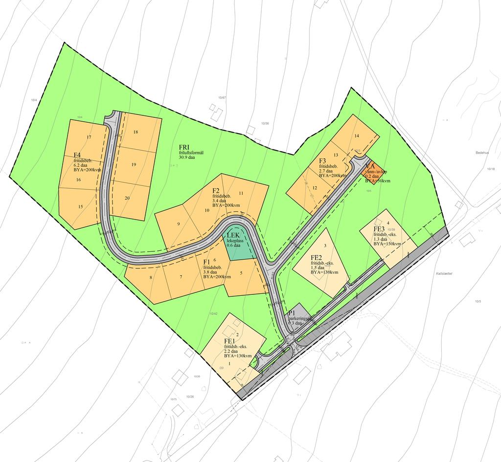 E 442800 E 442700 E 442600 E 442500 E 442400 E 442300 N 6971100 N 6971100 I medhold av plan- og bygningsloven 12-12, er denne planen med bestemmelser vedtatt av Gjemnes kommunestyre i møte 13.10.2014, sak 40/14.