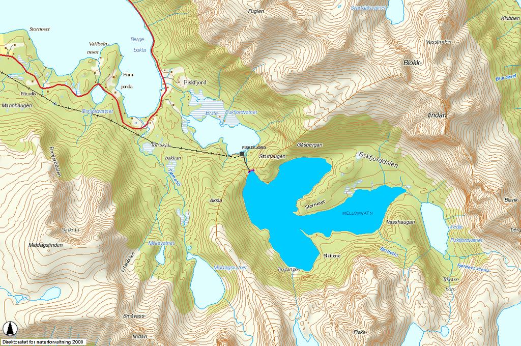 I tillegg til reguleringen av Andre Fiskfjordvatn og drifta i Fiskfjord kraftverk påvirkes vassdraget også gjennom et vanninntak til et oppdrettsanlegg i Første Fiskfjordvatn.