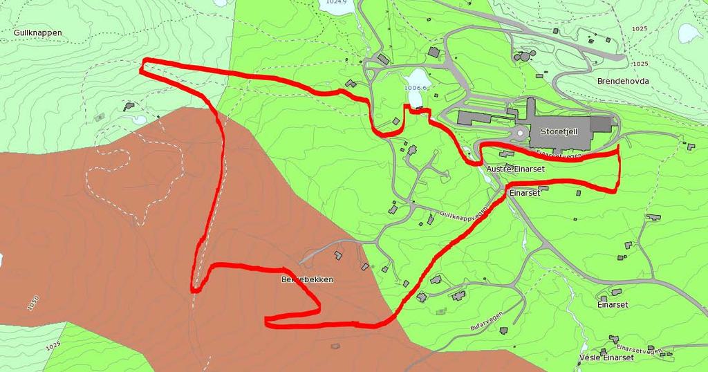 5 4 NATURGRUNNLAG OG GEOLOGI 4.1 Løsmasser Løsmassene innenfor planområdet består for det meste av tykk morene over fjell og torv/myr.