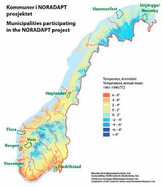 NORADAPT: Community Adaptation and Vulnerability in Norway Ett av få samfunnsfaglige prosjekter i det store forskningsprogrammet om klima (Klimaendringer og konsekvenser for Norge: NORKLIMA) Varighet