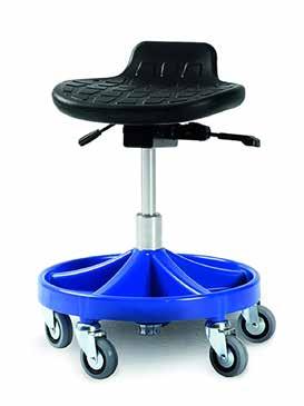 AREIDSSTOLER Allround comfort En smart og robust trillestol med komfortabelt sete. Arbeidsstol/krakk tilpasset til deg som har mye arbeid sittende på huk.