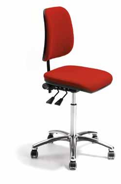 AREIDSSTOLER Office - high back Kvalitetsstol med mange justeringer. Polstret møbeltrekk i sete og rygg. Asynkron justeringsmekanisme gjør at stolen enkelt kan justeres mens du sitter på den.