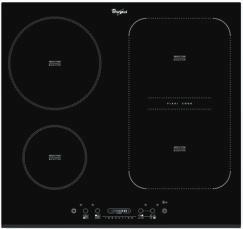 platetopp Panel med slider for enkel betjening 4 induksjonssoner med booster på alle sonene FlexiCook soner Elektronisk timer Automatisk kjeleføler starter når kjelen plasseres på sonen