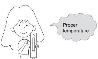 6. Vedlikehold Sørg for en behagelig romtemperatur Sett