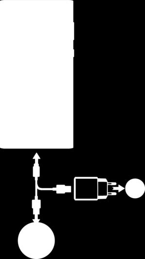 Batteri og vedlikehold Lading av enheten Bruk alltid en original Sony-lader og USB Type-C -kabel som er beregnet for den bestemte Xperia -modellen din.