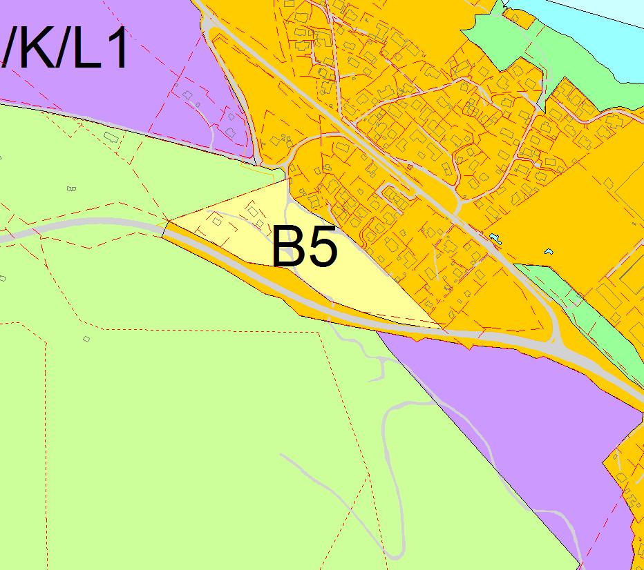 B5 Åsane Gnr 173 Bnr 5, 85, 126 1:4000 Kort beskrivelse Område B5 er på om lag 33 daa og inneholder 2 eneboliger. Den største eiendommen (gnr 173 bnr 5) inneholder ingen boliger.