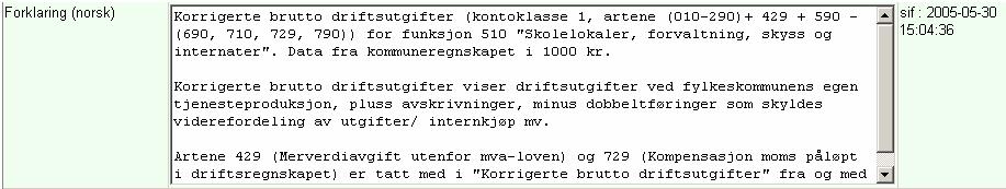 Kolonnen til høyre viser når endringer er foretatt, og av hvem. I feltet Internettadresse defineres selve hyperlinken. Det finnes også en knapp for om linken skal Publiseres (ja/nei).