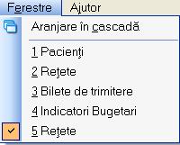 5.35.4 FERESTRE Aceasta sectiune se acceseaza cu click pe butonul stanga al mouse-ului pozitionat pe comanda Ferestre.