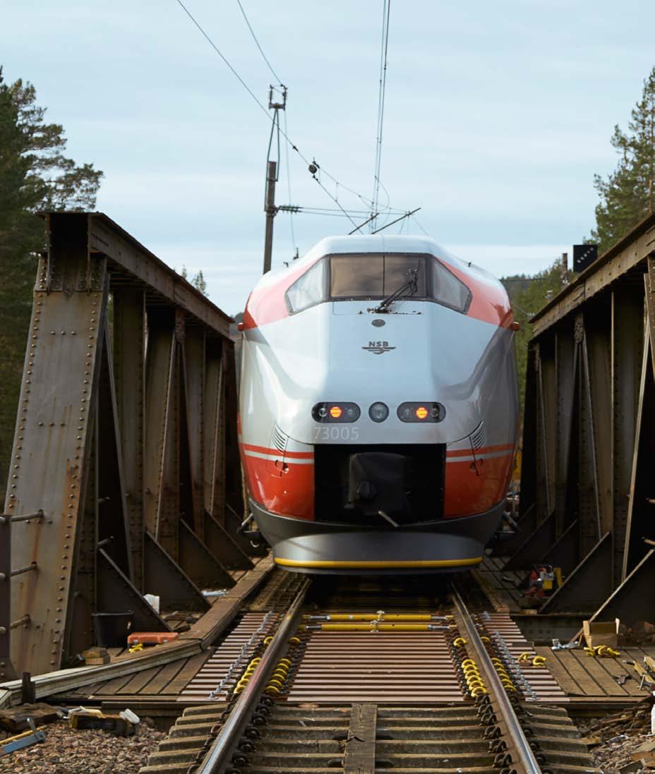 Railway bridge Fidjetun Norway First project with FFU synthetic sleepers in Scandinavia Jernbanebrua