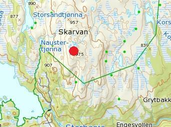 I tillegg vil forskningsstasjonen redusere risikoen forbundet med å oppholde seg i fjellet. Plassering Søker ønsker å plassere forskningsstasjonen på Skarvan (975 m.o.h.) for å få fritt utsyn i alle retninger, noe som er en forutsetning for innsamlingen av data.