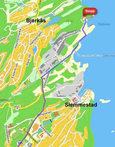 Beliggenhet, adkomst Vestfjorden Avløpsselskap. Bjerkåsholmen 125, 3470 Slemmestad. VEAS anlegget befinner seg rett ved kysten utenfor Slemmestad.