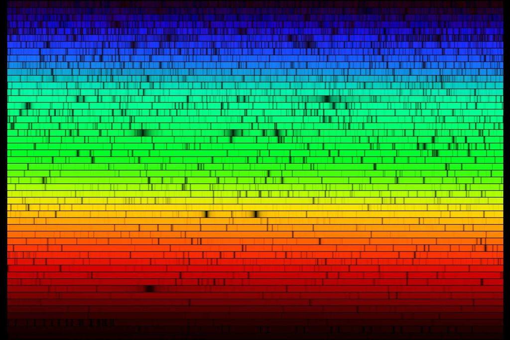 Spektrid ja spektraalanalüüs Valgus tekib aatomites järelikult on võimalik keha poolt kiiratavat valgust uurides saada infot aatomite ja aine ehituse kohta.