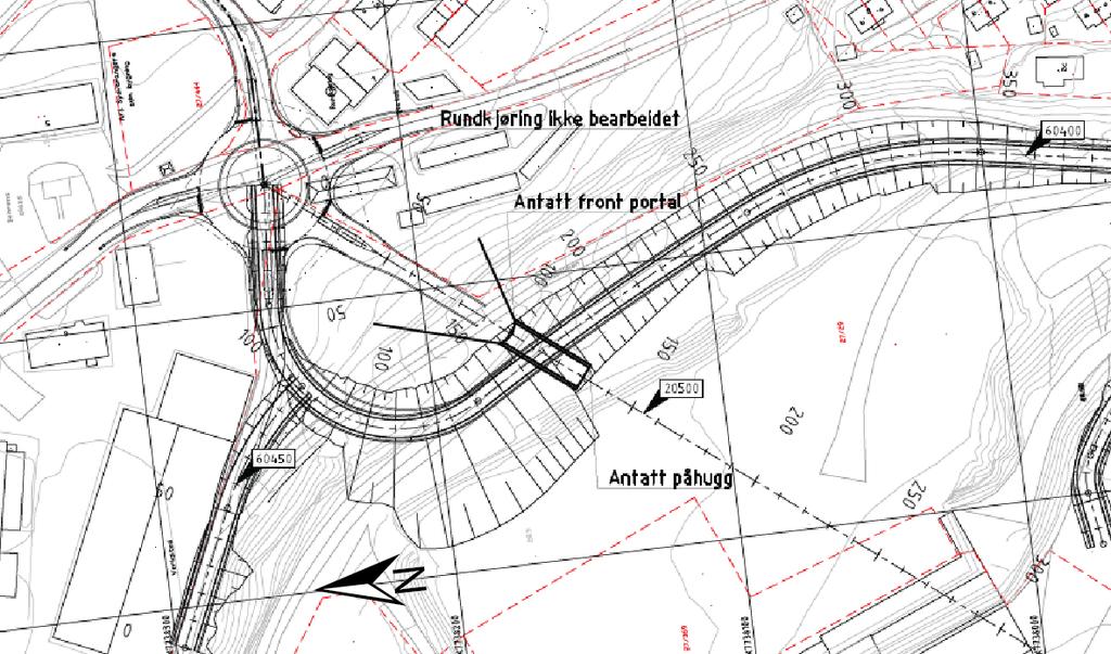 forløpet til avgangsmassetunnelen anbefales det at tunnelen innmåles ved krysningspunktet til planlagt tunneltrasé. Syd-Varanger kommune har ingen fjellanlegg i nærheten av planlagt tunneltrasé.