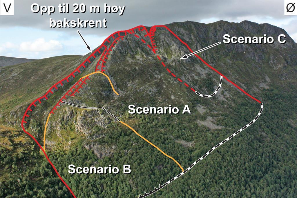 NGUs sine database om ustabile fjellsider