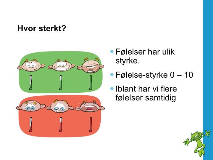 lyst hver dag) Få foreldrene til å beskrive hvordan de kjenner følelser i kroppen