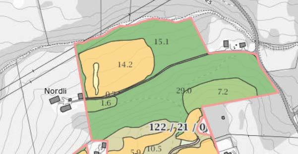 3 Vurderte områder som er dårligere egnet Rønnerud På Rønnerud (gnr/bnr 144/1) er to områder vurdert. Nr.