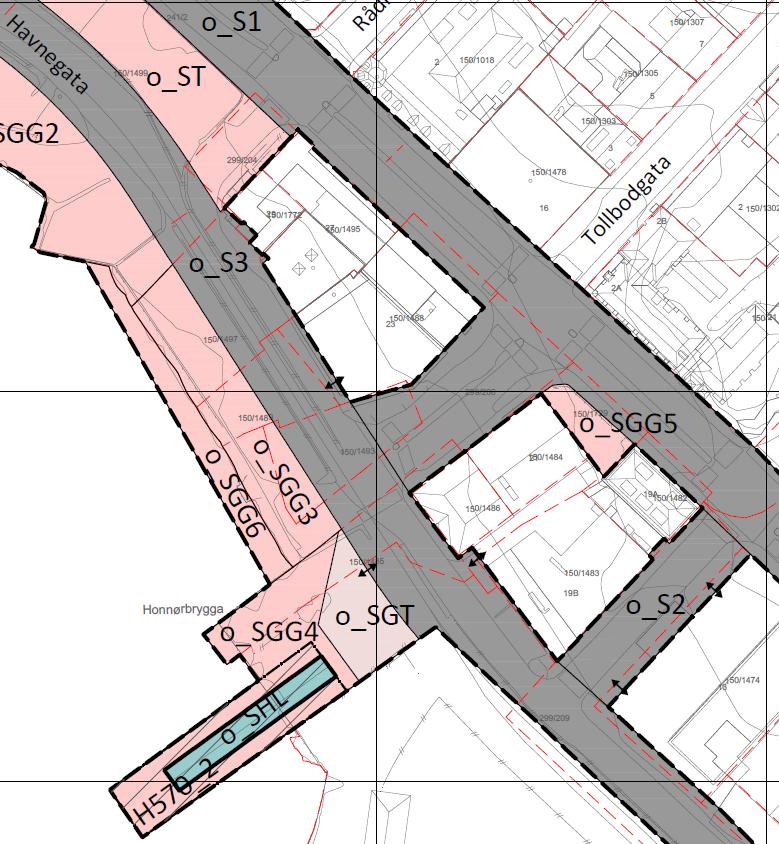 Kommunedelplan for Kvadraturen og Vestre Havn, del 1 Annet planarbeid i området Planområdet ligger utenfor, men grenser til Kommunedelplan for Kvadraturen og Vestre Havn, del 1.