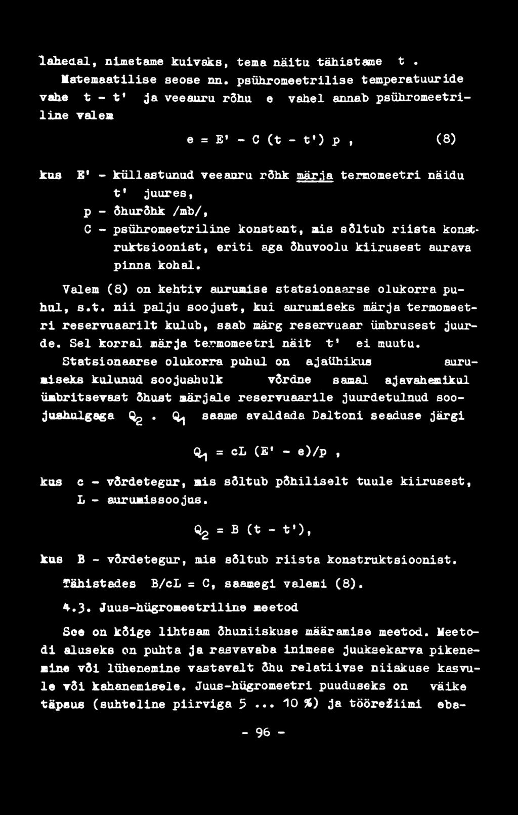 la h e d a l, nim etеже kuivaks, tema n ä itu tähistam e t. M atem aatilise seose nn.