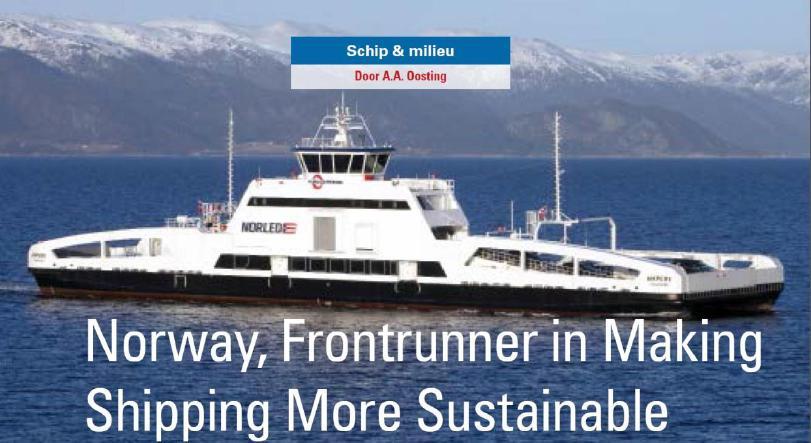 Grønt kystfartsprogram posisjonerer Norge i tet Må beholde og
