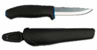 kniver 4 kj1181 Filetkniv med slire 145mm 98,00 150,00 5 kj1189 Tau/redningskniv m/slire 100mm 19,00 90,00 Leveres i desplay med 15 stk.