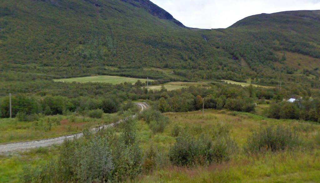 - Landform/ terrengform/ romdannelse Landformen er en karakteristisk U-dal med grønnkledde dalsider og karakteristiske avrundede fjelltopper på begge sider.