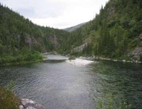 Beskrivelse av lokalitetene og fangst av laks- og ørretunger i Lomsdalselva. Forkortelser er forklart i metodekapitlet.