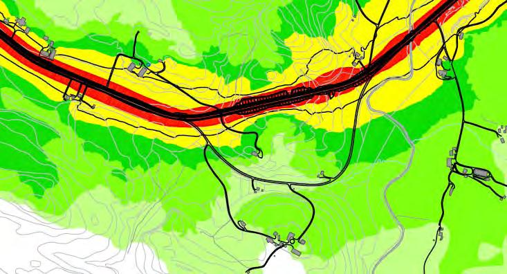 Haughem Tabell 22: Beregnet støysituasjon i området