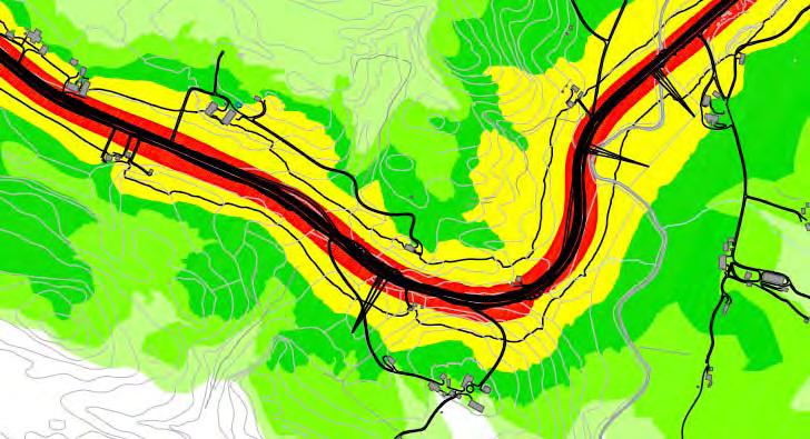 Gamlestua Haughem Tabell 24: Beregnet støysituasjon i området