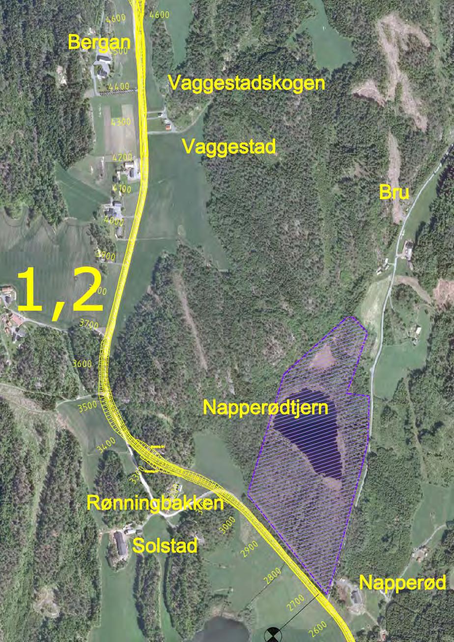 62 Fv. 305 Kodal E18. Konsekvensutredning med forslag til kommunedelplan Alternativ løsning med bruk av geonett og lettklinker kan være en løsning.