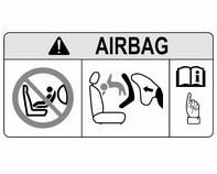 Seter og sikkerhetsutstyr 59 EN: NEVER use a rearward-facing child restraint on a seat protected by an ACTIVE AIRBAG in front of it; DEATH or SERIOUS INJURY to the CHILD can occur.