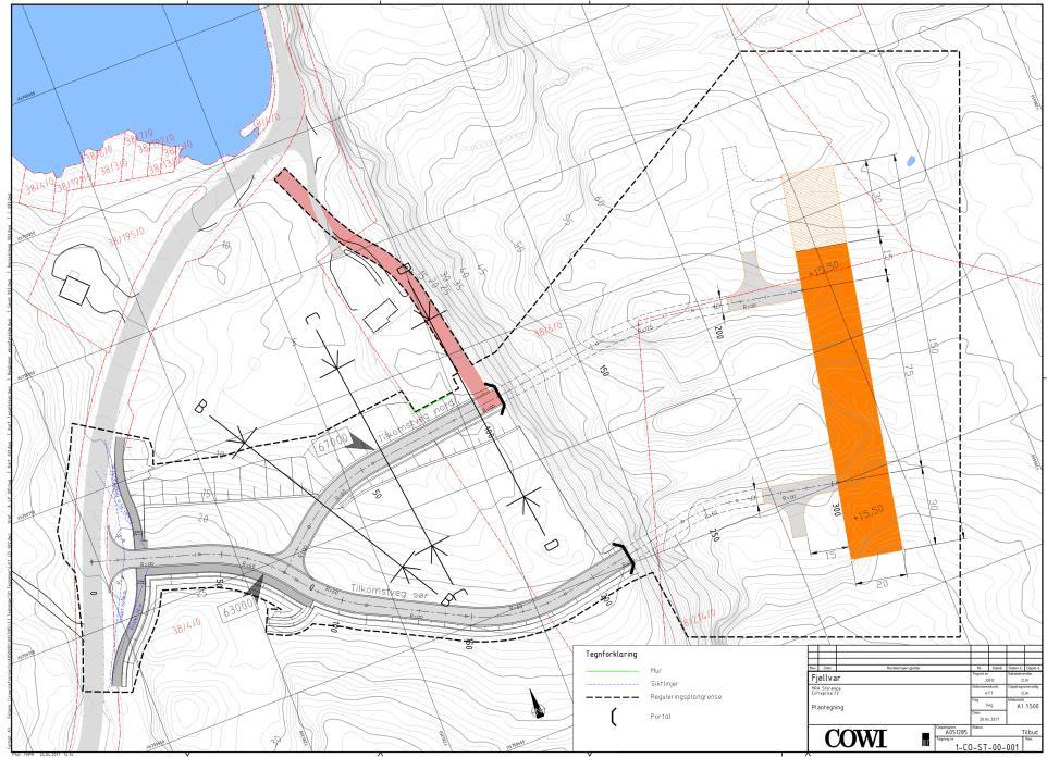 SØKNAD OM UTSLIPP AV TUNNELDRIVEVANN FOR ARBEID MED ENTREPRISE F2 - FJELLANLEGG 9 3 Orientering om avløp og resipienter i anleggsfasen I forbindelse med anleggsdriften må det etableres godkjente