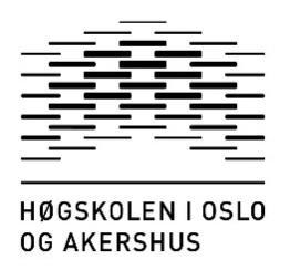Studieprogram: Informasjonsteknologi Postadresse: Postboks 4 St. Olavs plass, 0130 Oslo Besøksadresse: Holbergs plass, Oslo BACHELORPROSJEKT 17-01 PROSJEKT NR.