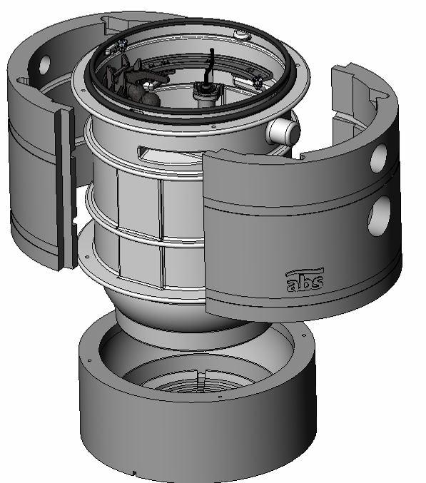 Insulation kit Design comprises of 2 side parts, 1 base part with an option for a heated cable to be