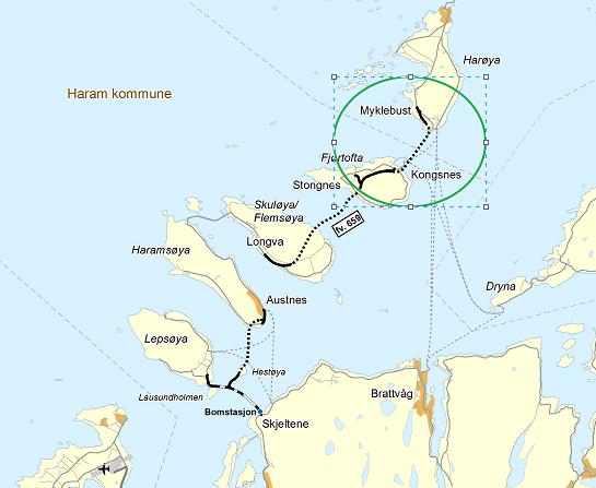 Fv. 659 Nordøyvegen Kontrakt 6: Fjørtofta - Harøya Planlagt utlysning