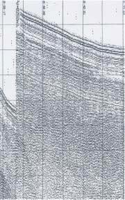 Utsnitt av seismisk profil 0201093 (jmf.