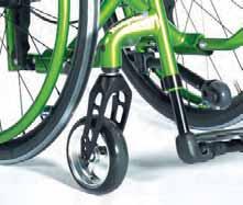 Design, form og utseende er også viktig ved valg av ny rullestol. Derfor har Youngster 3 et moderne og tiltalende design.