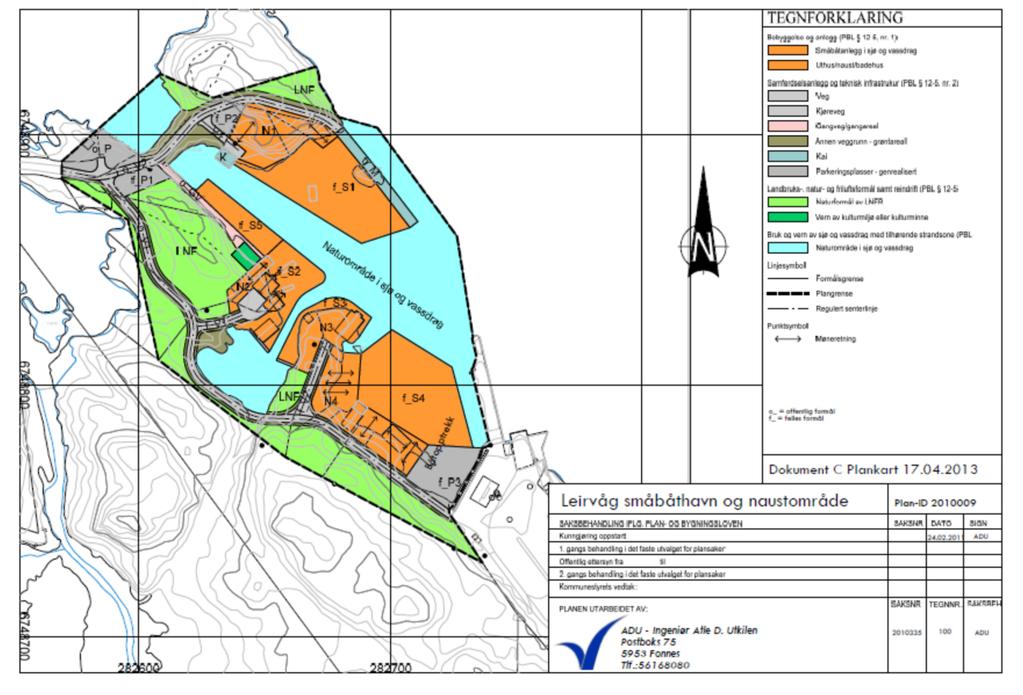 på vanleg måte. Planforslaget kunne folk lesa i kommunen sitt digitale planarkiv BraPlan (http://braplan.geoweb.no/braplan/) på Arealplanid: 2010009.